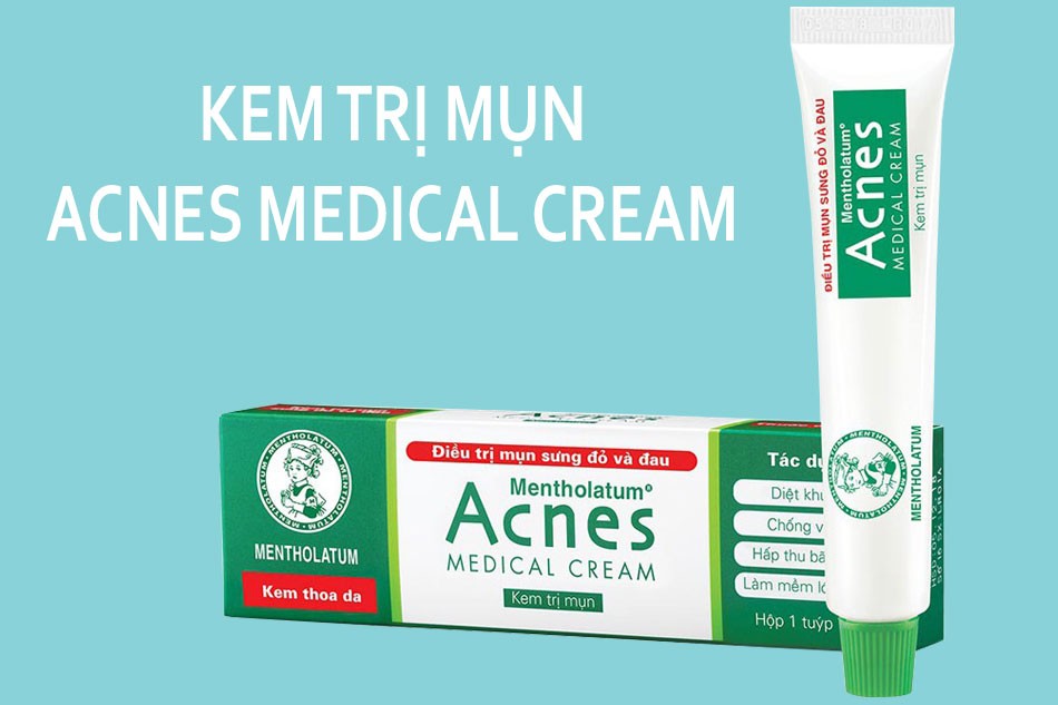 Kem trị mụn cho mẹ sau sinh-Acnes Medical Cream
