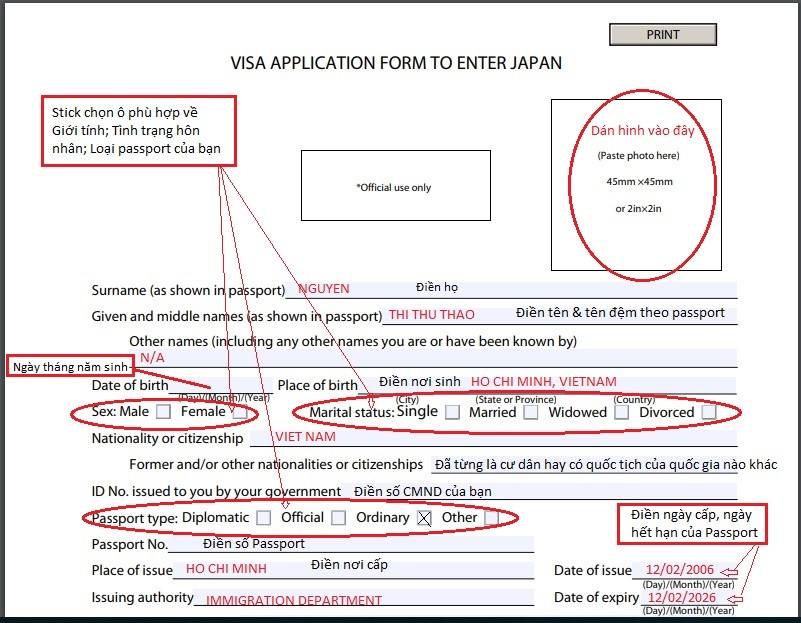 Nguyên nhân bị từ chối visa Nhật - Kinh nghiệm xin visa Nhật