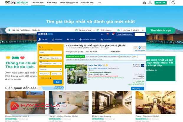 TripAdvisor.com - Các kênh bán phòng khách sạn