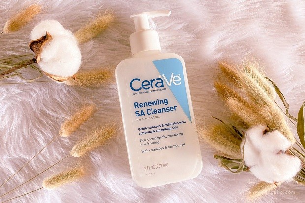 sữa rửa mặt cho trẻ em 10 tuổi- CeraVe Renewing Gentle SA Cleanser