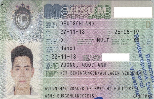 Xin visa đi đức cần những giấy tờ gì- xin visa đi Đức để du học
