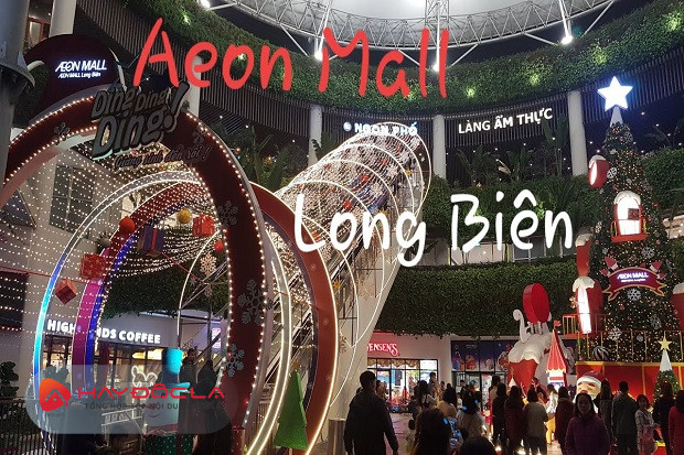 Địa điểm vui chơi Noel Hà Nội - Aeon Mall Long Biên