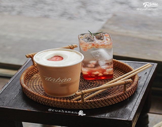 quán ca phe view đẹp quận 1- dabao concept coffe nước ngon