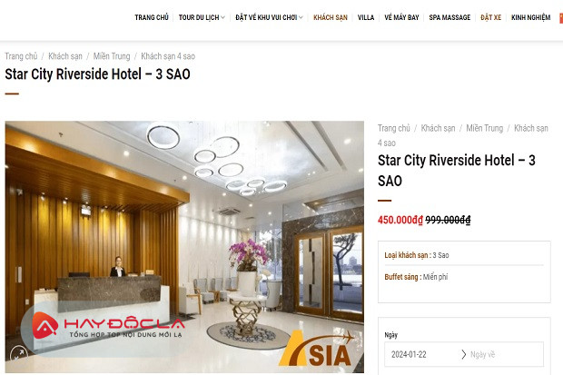 Đặt khách sạn Hà Nội - Asiabooking