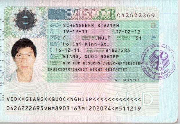 dịch vụ làm visa đức tại Hà Nội chất lượng tốt