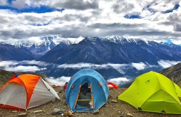 cắm trại du lịch núi dinh