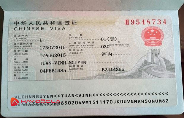 Khởi Nguyên gia hạn visa Trung Quốc tại TPHCM