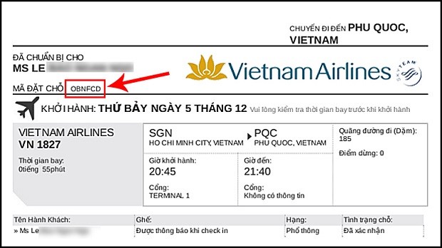 kinh nghiệm đặt vé vietnam airlines online