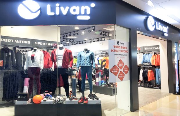 Livan - cửa hàng quần áo thể thao Hà Nội