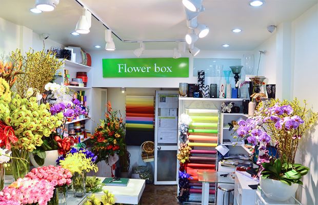 Flower Box - địa chỉ bán hoa Valentine ở TPHCM