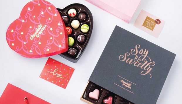 Địa chỉ mua quà Valentine ở Hà Nội - Showroom Chocolate Graphics