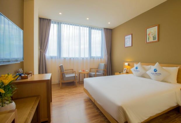 Phòng khách sạn view đẹp ở Phú Quốc đầy đủ tiện nghi.