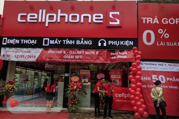 CellphoneS - cửa hàng bán iPhone uy tín nhất Hà Nội