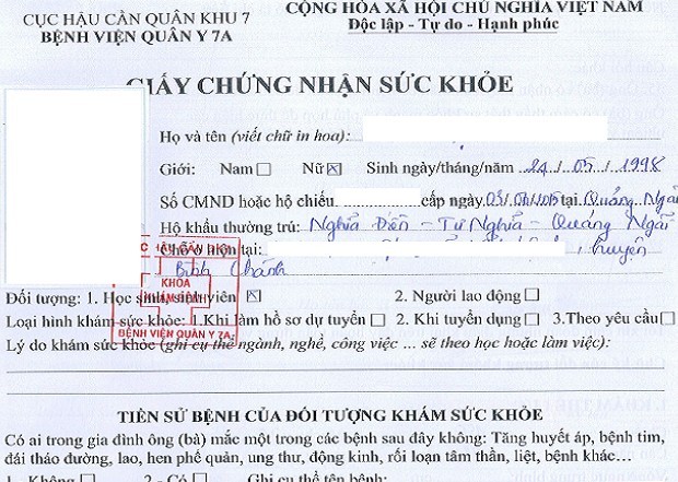 dịch vụ làm giấy khám sức khỏe tại Hà Nội hiệu quả