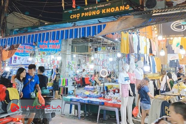 địa điểm mua sắm ở Hà Nội - Chợ Phùng Khoang
