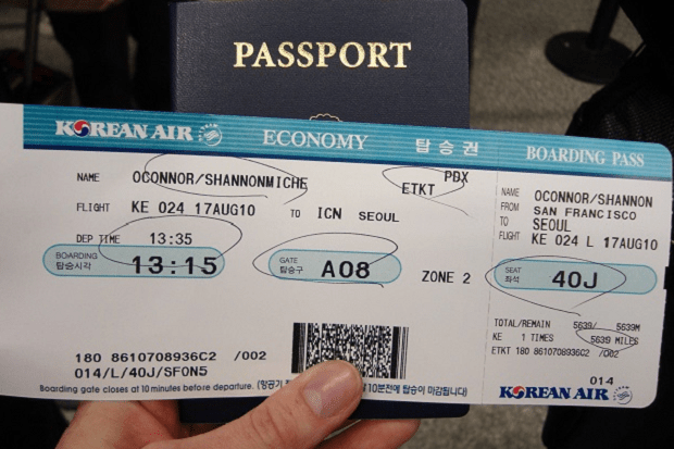 Điều kiện hoàn đổi vé máy bay Korean Air