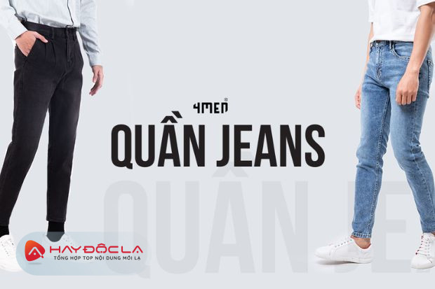 shop bán quần jeans nam đẹp - 4MEN