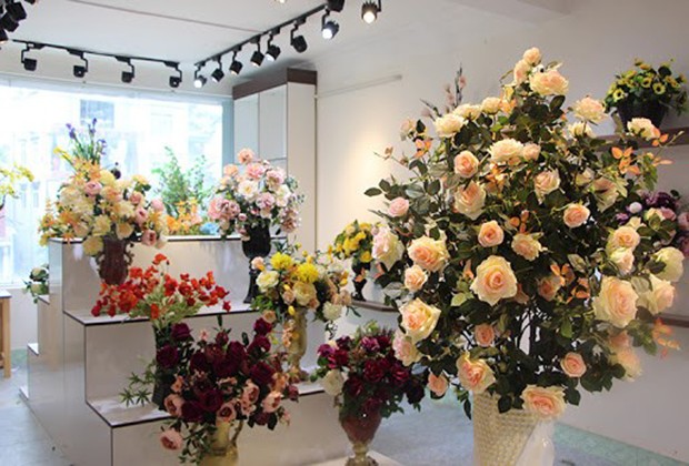cửa hàng bán hoa giả ở hà nội đa dạng mẫu mã
