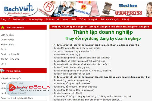 Bách Việt dịch vụ làm giấy phép kinh doanh tại Hà Nội