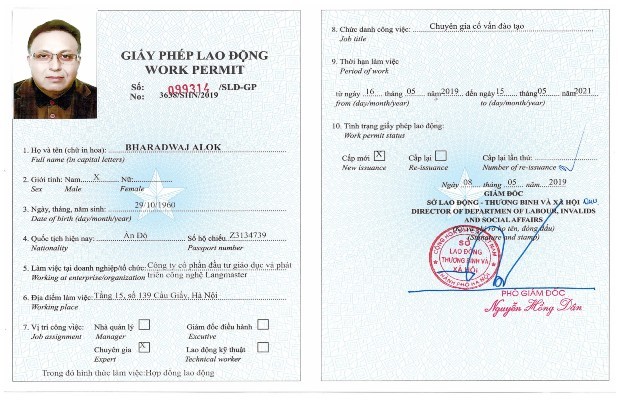 dịch vụ làm work permit tại TPHCM - Công ty Luật Bistax
