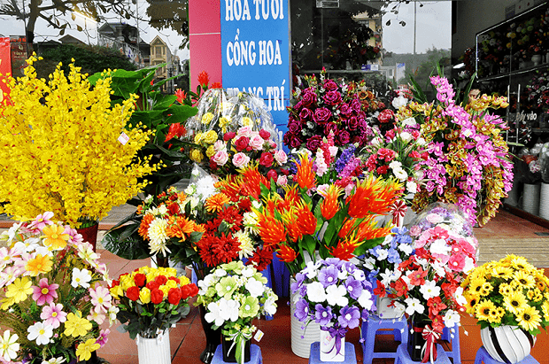 nơi bán hoa giả ở TPHCM giá rẻ