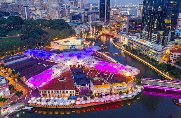 địa điểm du lịch Singapore - Clarke Quay