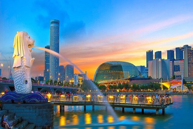 địa điểm du lịch Singapore - Công viên Merlion