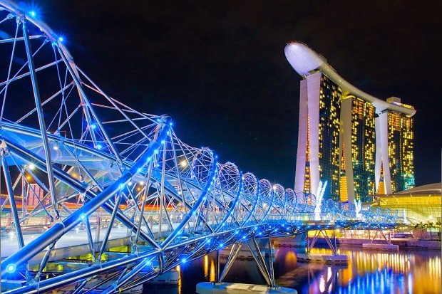 địa điểm du lịch Singapore - Cầu Helix