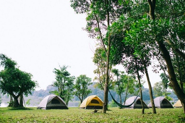khu du lịch sinh thái Đồng Mô - cắm trại