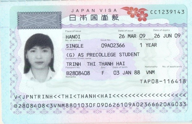 điều kiện du lịch nhật bản visa