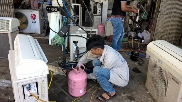 dịch vụ bảo dưỡng điều hòa Hà Nội - Cơ Điện Lạnh An Việt - Aquaten 