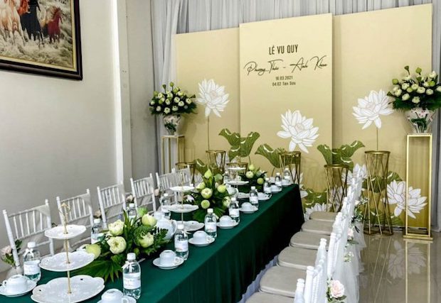 dịch vụ trang trí tiệc cưới Đà Nẵng - Anh Đức 