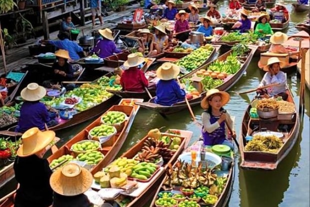 Du lịch Thái Lan trọn gói - Damnoen Saduak