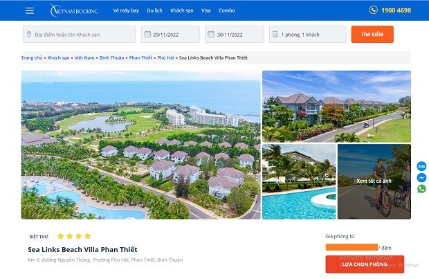 Sea Links Beach Villas Phan Thiet - vietnam booking