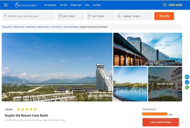 Duyen Ha Resort Cam Ranh - Vietnam Booking