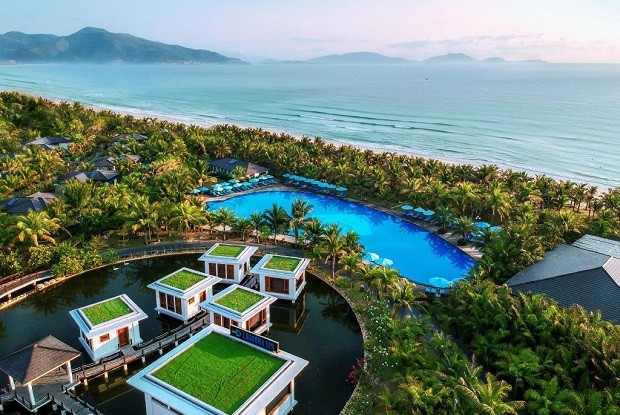 Duyen Ha Resort Cam Ranh - không gian xanh