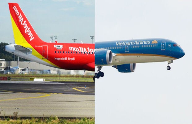 so sánh Vietjet và Vietnam Airlines - mức giá 
