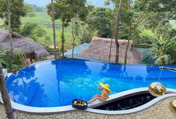 Ciel de Puluong Resort - Bể bơi vô cực