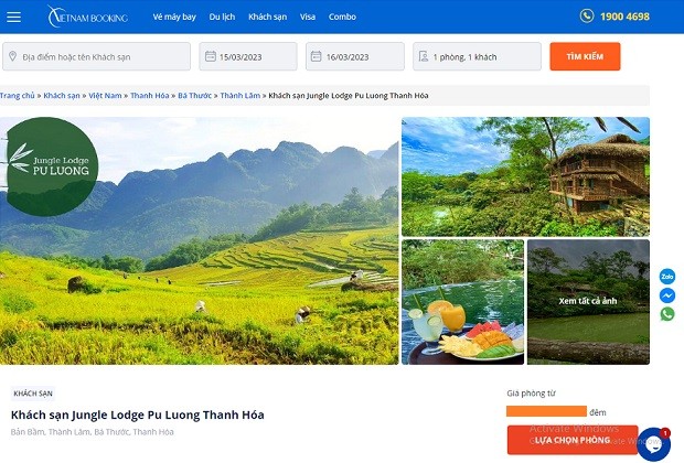 Jungle Lodge Pu Luong - Vietnam Booking