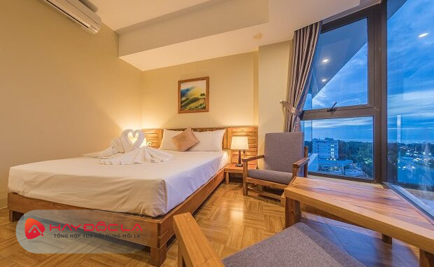 khách sạn trung tâm Phú Quốc - Phòng nghỉ với nội thất hiện đại cùng view đẹp tại Golden Daisy Hotel Phú Quốc
