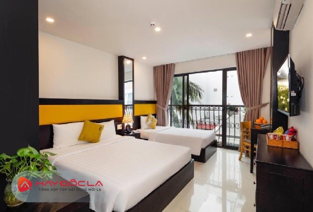 Phòng ngủ khách sạn Tokia Nha Trang