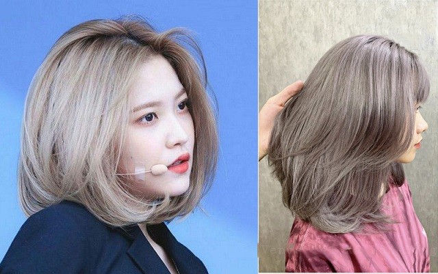 màu tóc của idol Hàn - Màu tóc nâu khói cá tính
