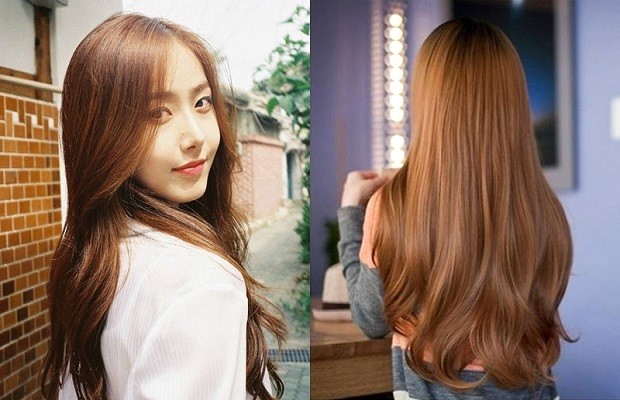 màu tóc của idol Hàn - Màu tóc nâu sẫm cuốn hút