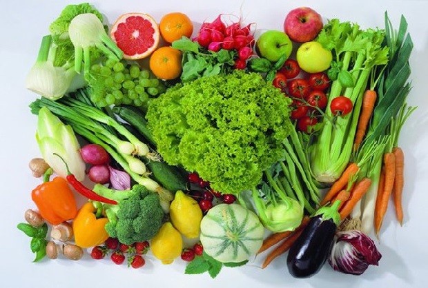 thực phẩm rau xanh luôn có mặt trong các bữa ăn healthy