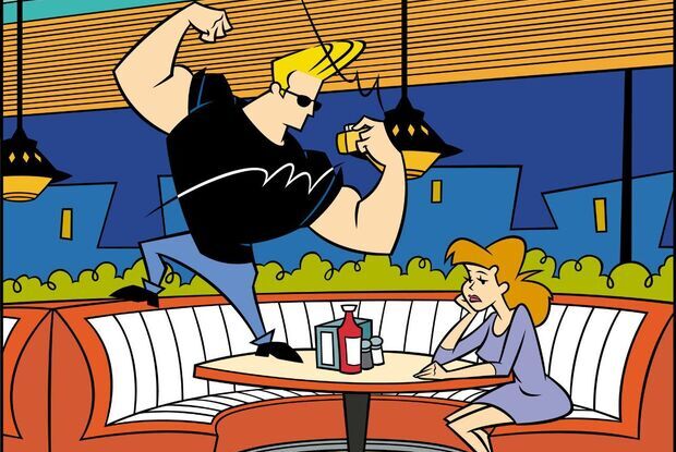 Johnny Bravo từng xuất hiện trên Cartoon Network 