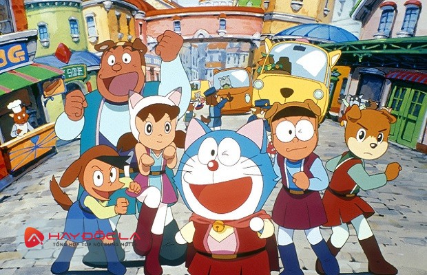 các tập phim doraemon lẻ - Nobita ở Vương quốc chó mèo