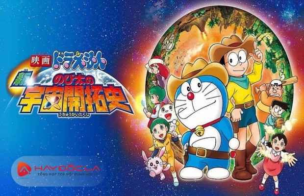 phim Doraemon Movie hay nhất - Nobita và lịch sử khai phá vũ trụ