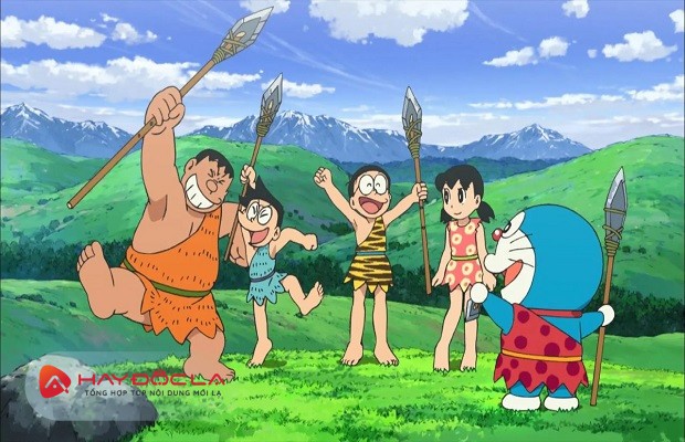 phim Doraemon Movie hay nhất - Nobita và nước nhật thời nguyên thủy
