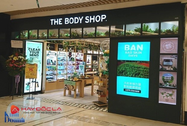 Nhắc về độ uy tín không thể thiếu cái tên The Body Shop
