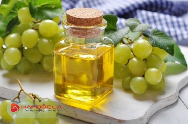 dưỡng tóc bằng tinh dầu thiên nhiên - Dầu hạt nho - Grape seed oil